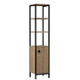 Hanah Home Armario de Baño Industrial Zafiro y Antracita 161.8 cm de Ancho x 38 cm de Alto x 34 cm de Fondo